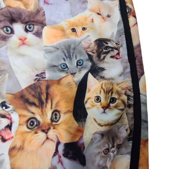 BioWorld Men's SZ Small Swim Trunks Kitten Cat Print Lined Pockets Cruise Beach - Picture 3 of 7